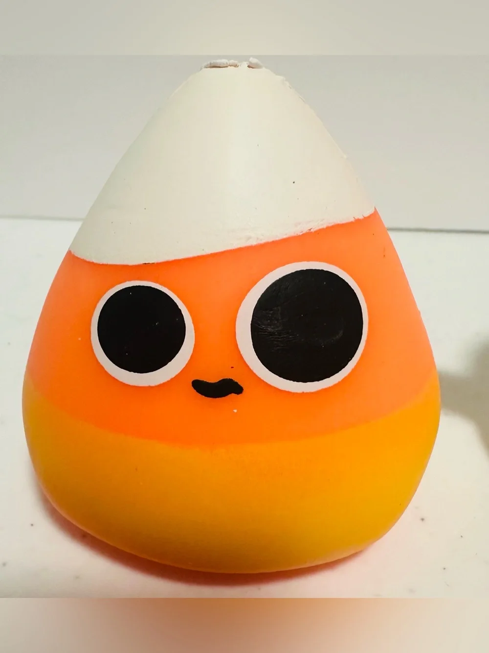 Cute Halloween Candy Corn and Ghost Squeeze Toys - Orange & White